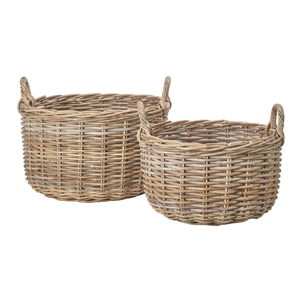 Ansel Set of 2 Wicker Storage Baskets
