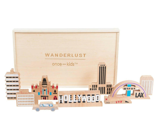 Wanderlust Wood + Felt Themed Hollywood Play Set