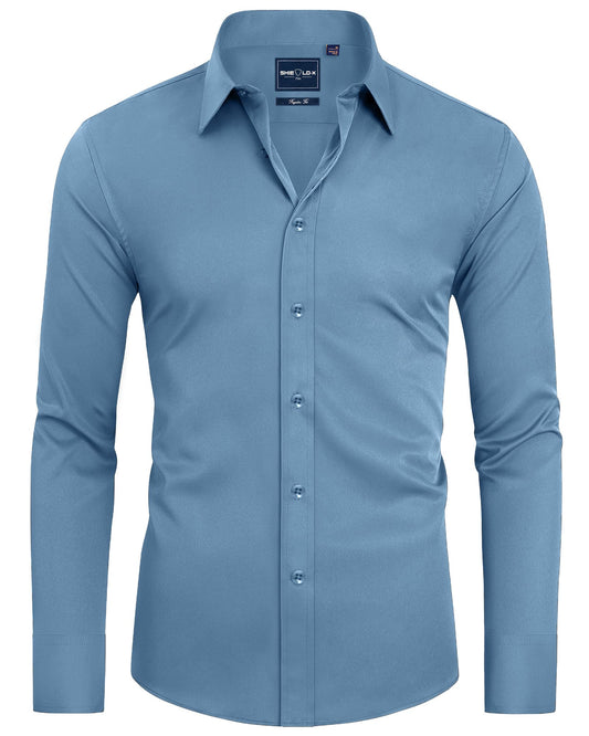 Wrinkle Free Stain Shield Button Down Shirts
