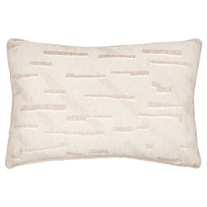 Aaliyah Taupe Cushion with Metallic Detail - 40 x 60cm