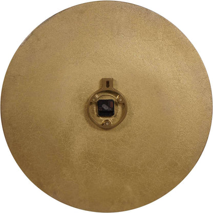 Adelaide Large Textured Champagne Gold Wall Clock