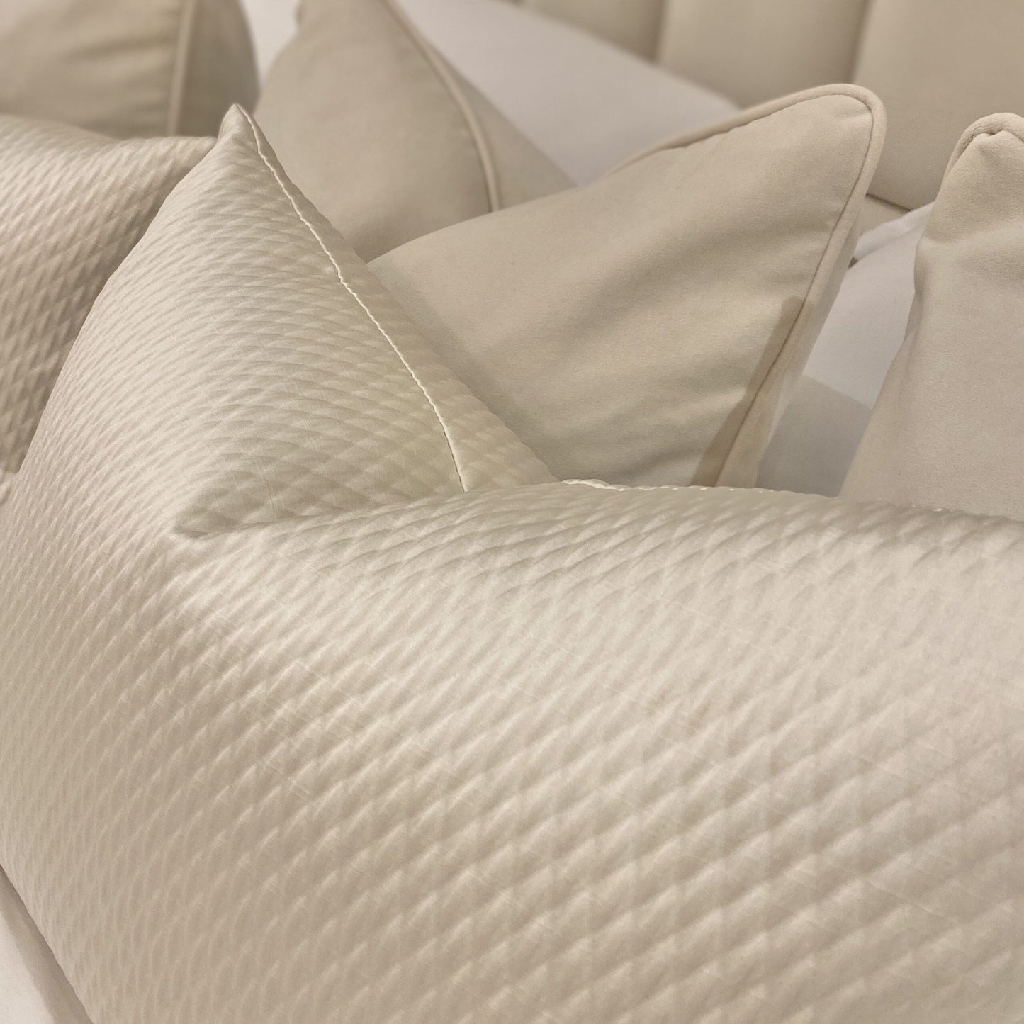 Alie Ivory Bolster Cushion - 35x50cm