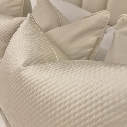 Alie Ivory Bolster Cushion - 35x50cm