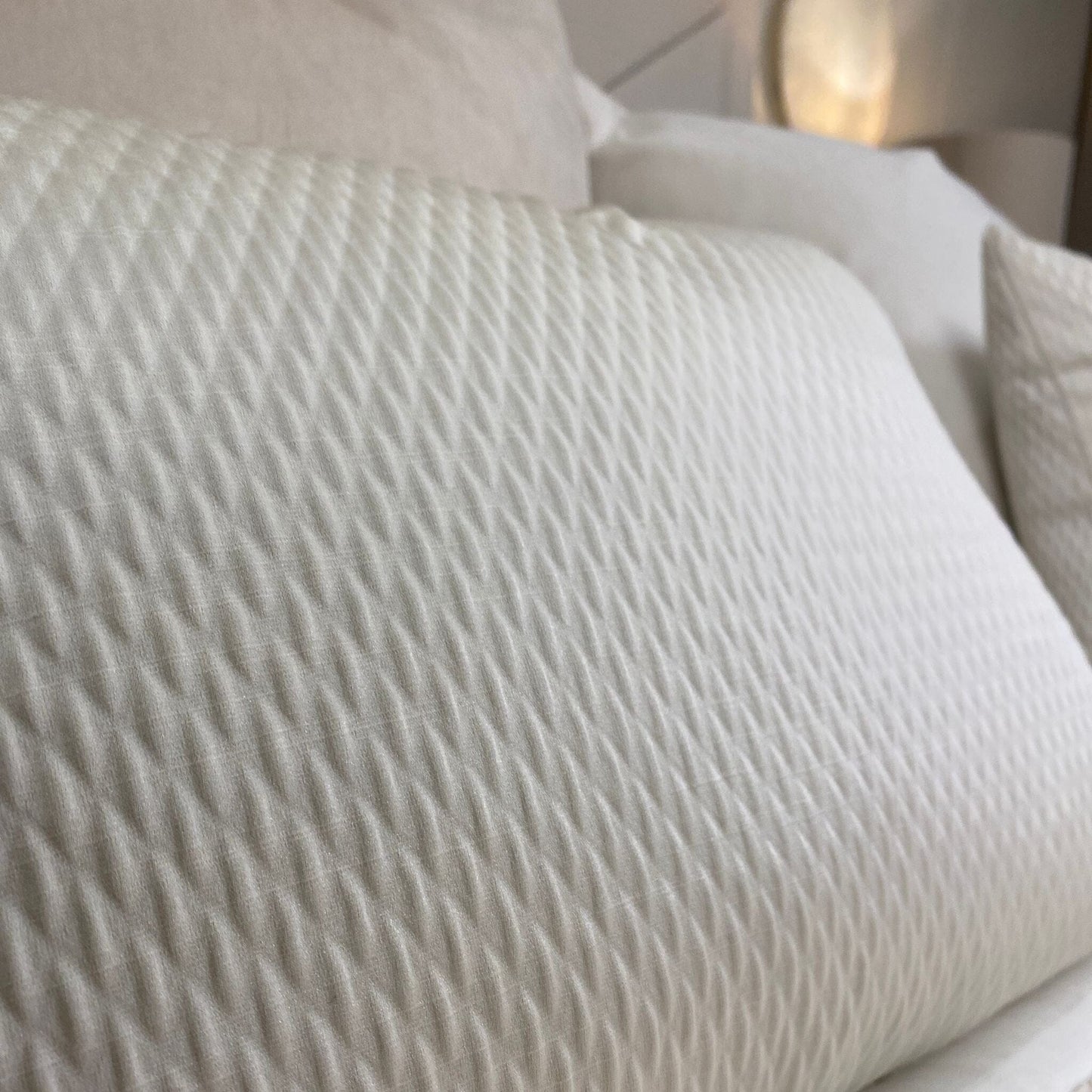 Alie Ivory Bolster Cushion - 35x50cm