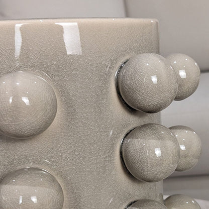 Amelie Cream Bobble Effect Vase