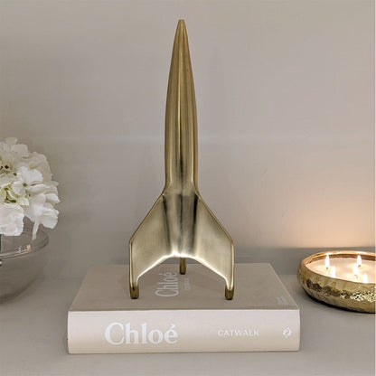 Aphrodite Gold Decorative Rocket Ornament