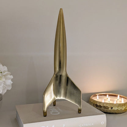 Aphrodite Gold Decorative Rocket Ornament