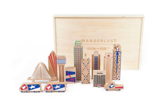 Wanderlust Wood + Felt Themed Dallas Play Set