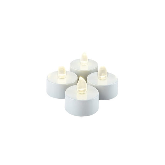White LED Tea Lights - Set of 4