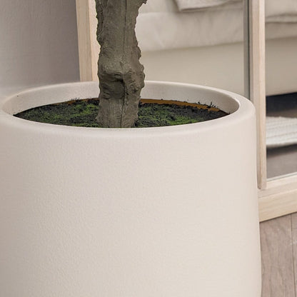 XL White Faux Peony Bush Potted Plant